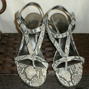 Mossimo Snake Print Wedge