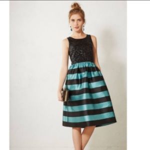 Leifsdottir Starlit Stripes dress- sz 8 NWT