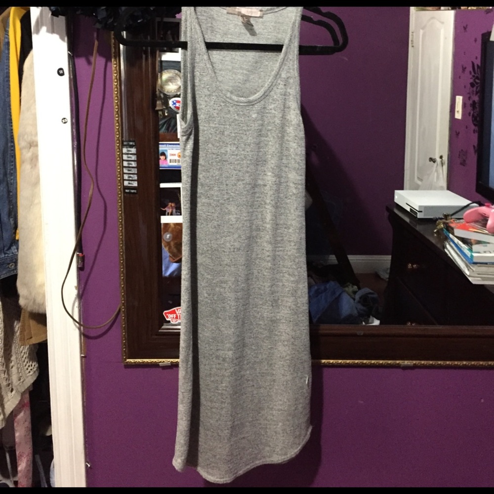 Light gray long dress