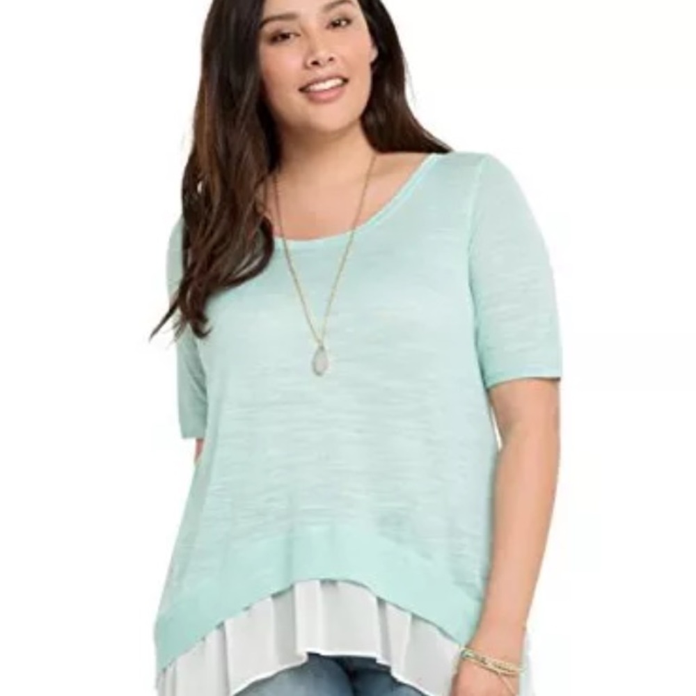 🌺Torrid layered sweater torrid size 0 = size 12