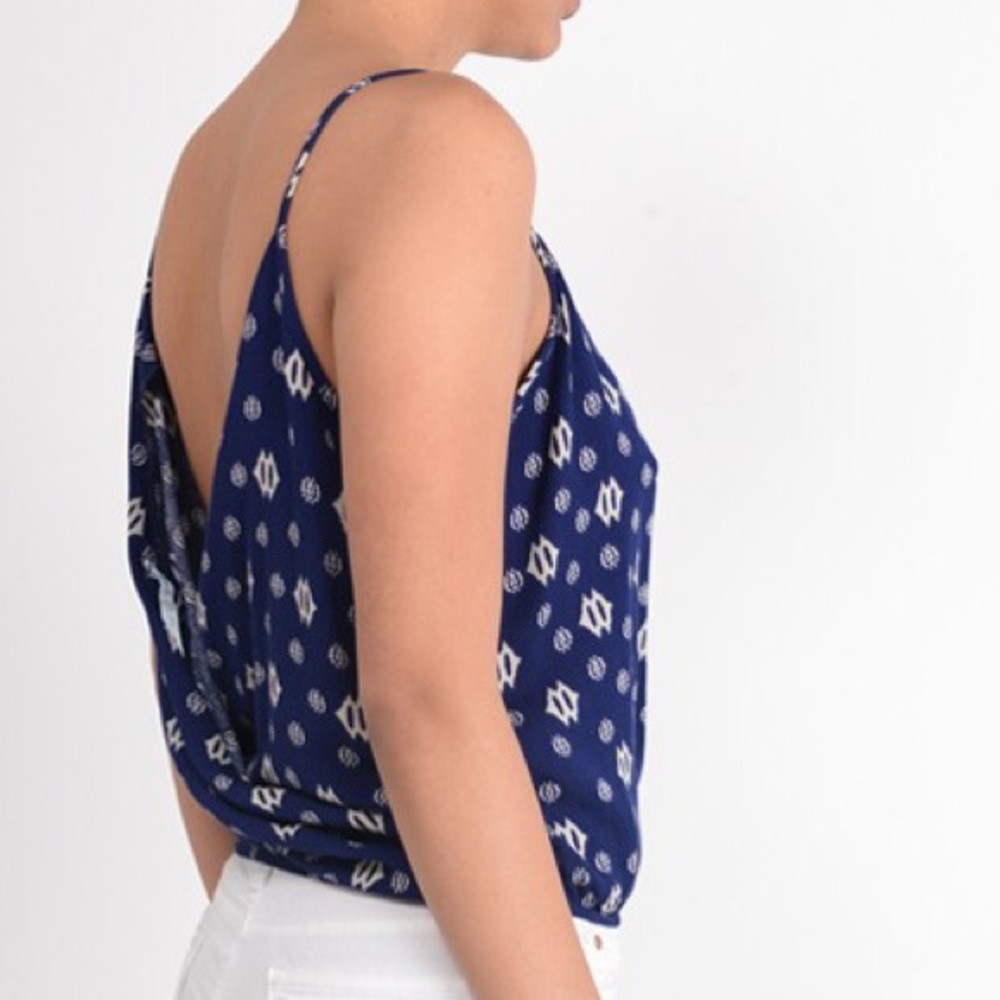 Med Left! Navy printed tank - Picture 6 of 7