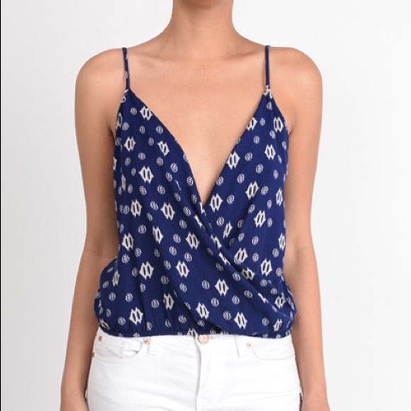 Med Left! Navy printed tank - Picture 3 of 7