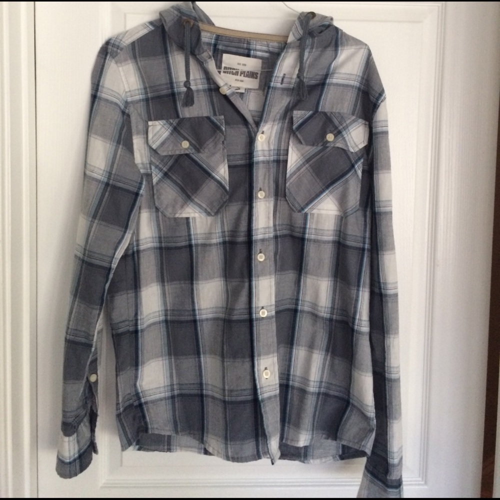 button up hoodie