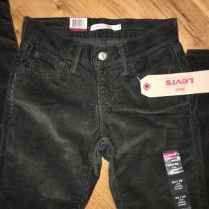 NWT Levi's Corduroy 710 Super Skinny Jeans
