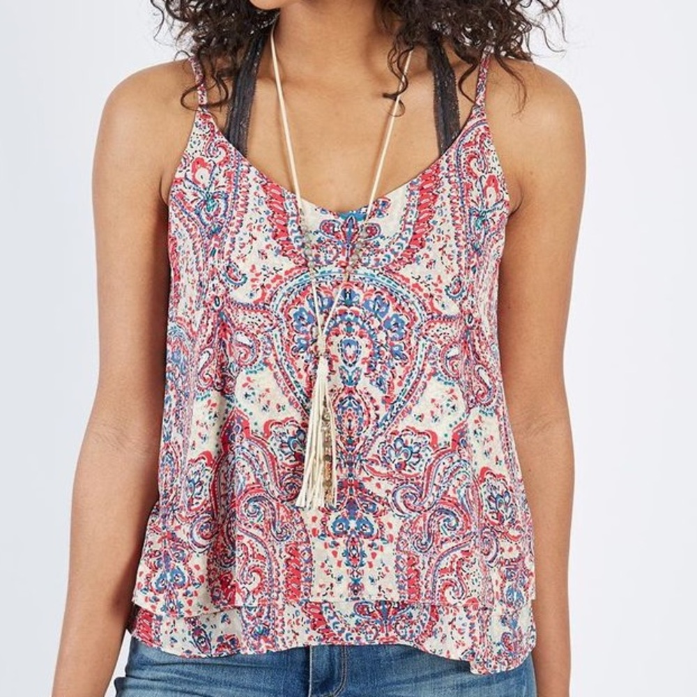 *NWOT* Allison Joy Spaghetti Strap Tank-Flowy