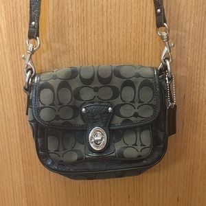 Black Coach Crossbody Purse