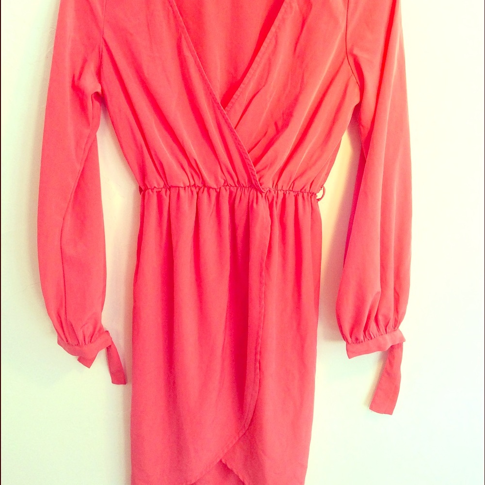 🚫SOLD🚫 Coral-colored dress/long blouse