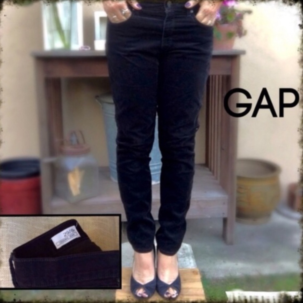 SUEDE-LIKE Stretch Ankle Pants via GAP