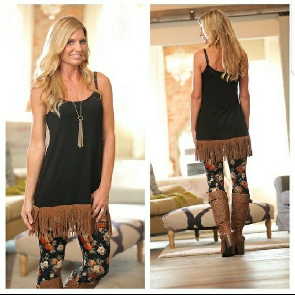 💕LAST ONE💕 Fringe Tank/Tunic
