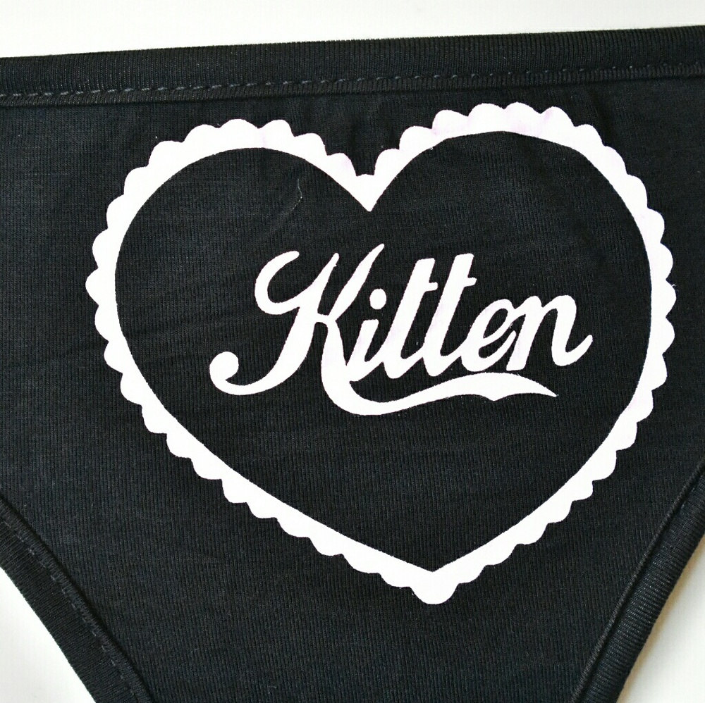 Kitten Thong in Black - Picture 3 of 3