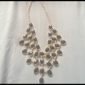 Black pendant necklace