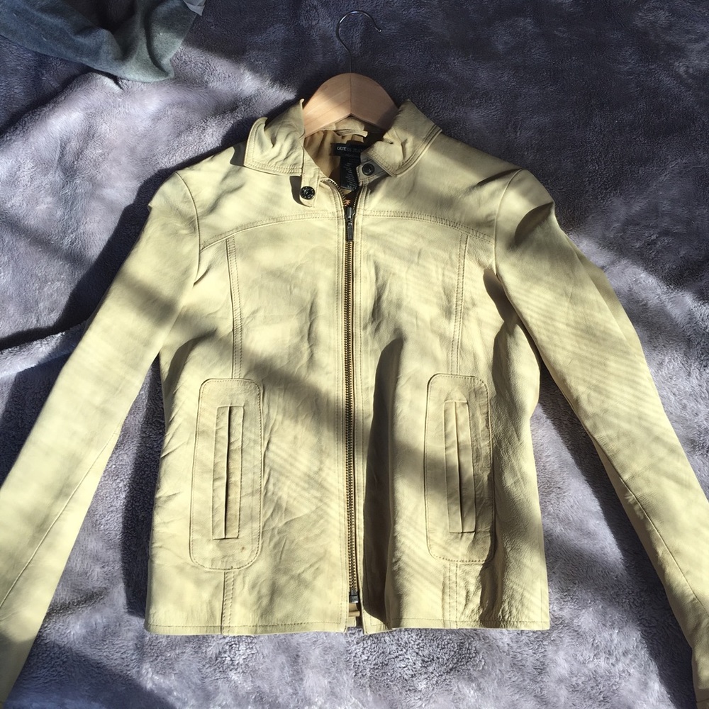 vintage leather jacket