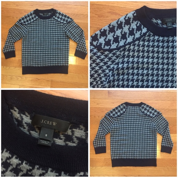 SOLD • J. Crew Merino Tippi sweater in Houndstooth - Picture 4 of 4