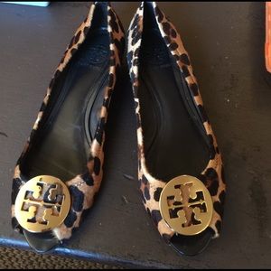 Tory Burch short wedges open toe