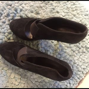 Jessica Simpson Black suede platform pump