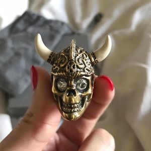 Alexander McQueen Skull Ring