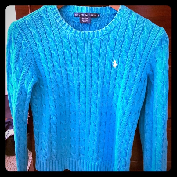 caribbean blue sweater