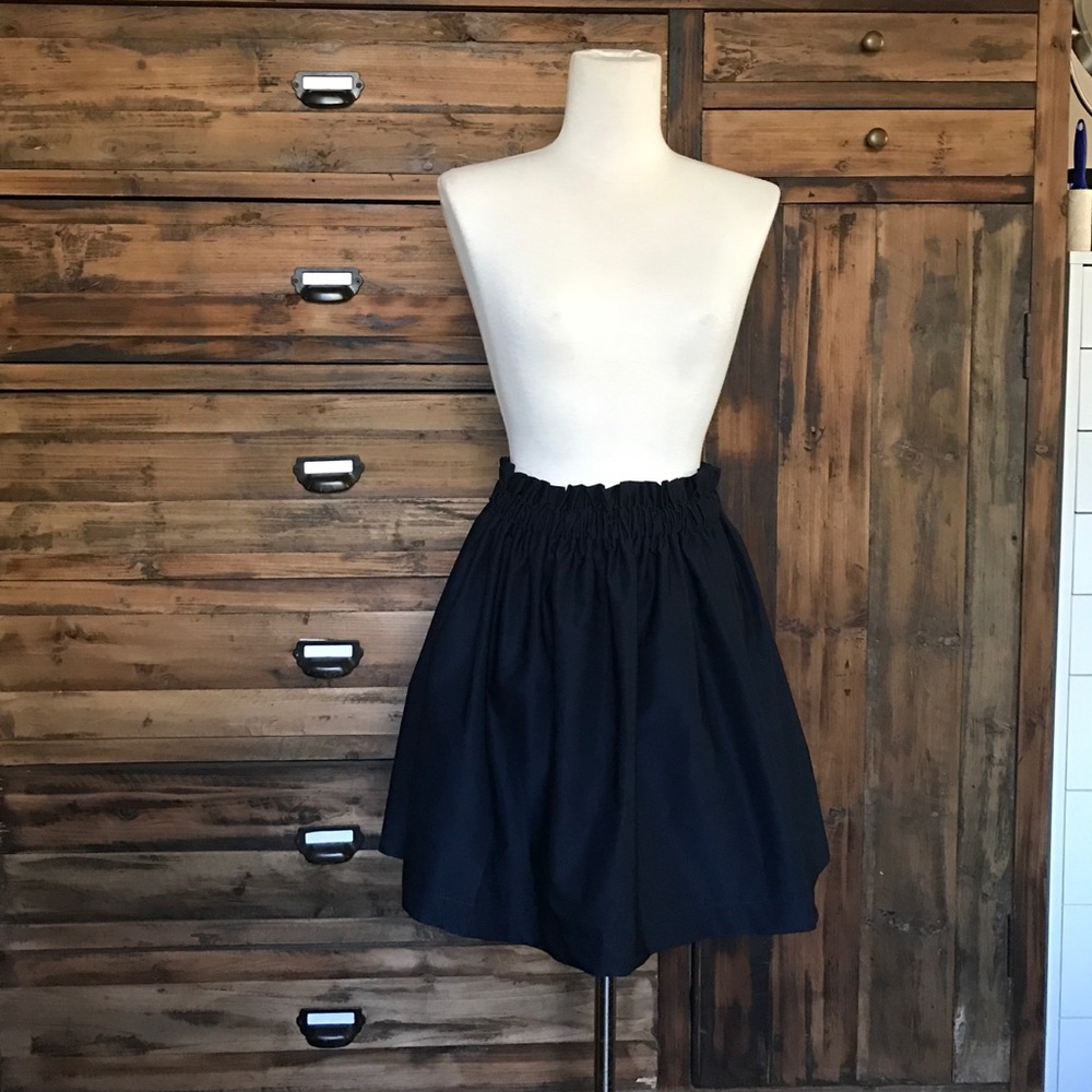 Zara Woman Navy Skater Skirt - NWT