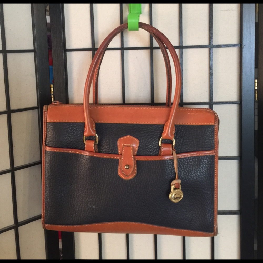 Dooney & Bourke Black and Tan bag - Picture 3 of 6