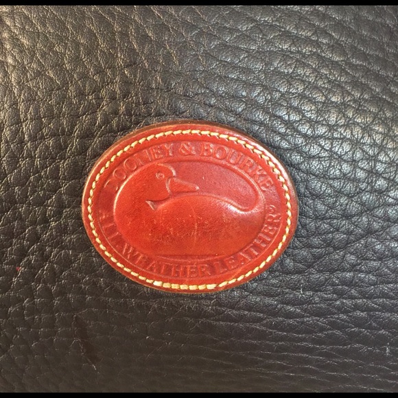 Dooney & Bourke  Black and Tan bag - Picture 2 of 6