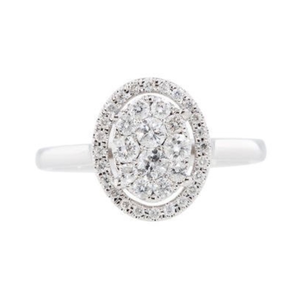 ✅♥️sale‼️new condition ‼️18K 💍engagement ring. - Picture 2 of 8