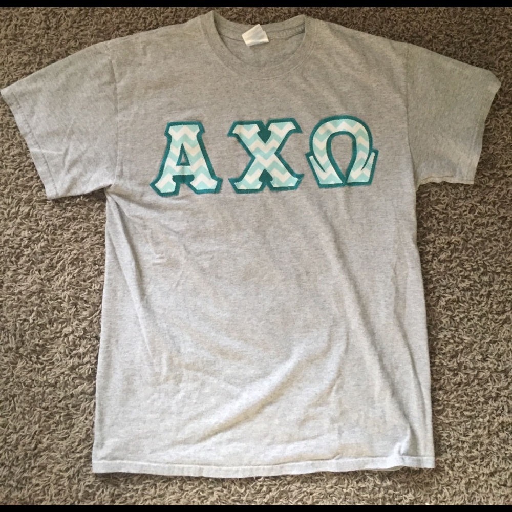 Alpha chi omega letter shirt