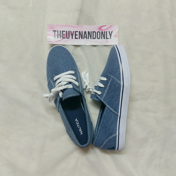 🚫SOLD🚫 (10) NWOT Nautica Denim Jean Sneaker - Picture 4 of 5