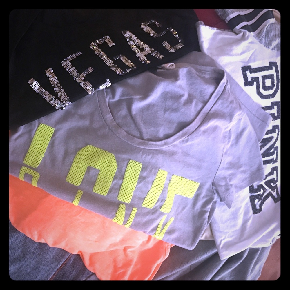 Victoria's Secret Pink BLiNG  fitted T-Shirt