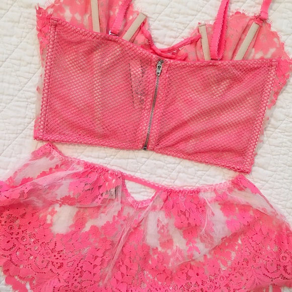 SET Victoria's Secret Dream Angels Floral Lingerie - Picture 7 of 7
