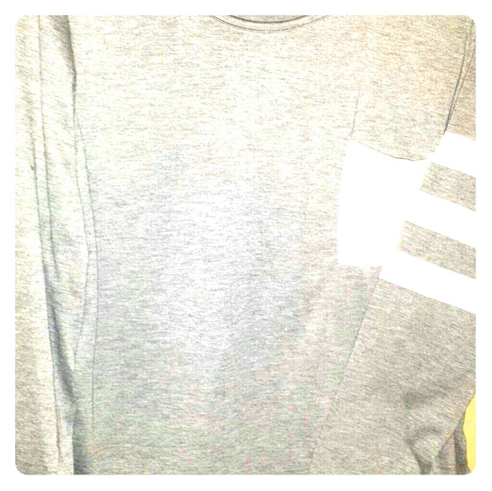 Brand-new gray long sleeve top