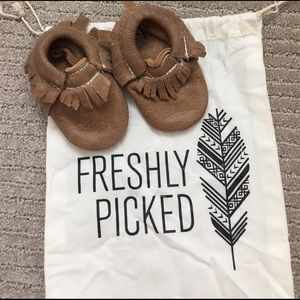 Freshly Picked Weathered Brown Moccasins