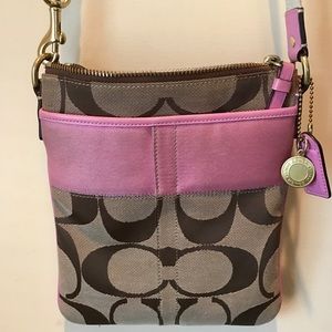 Coach Signature Cross Body Small Shoulder Bag