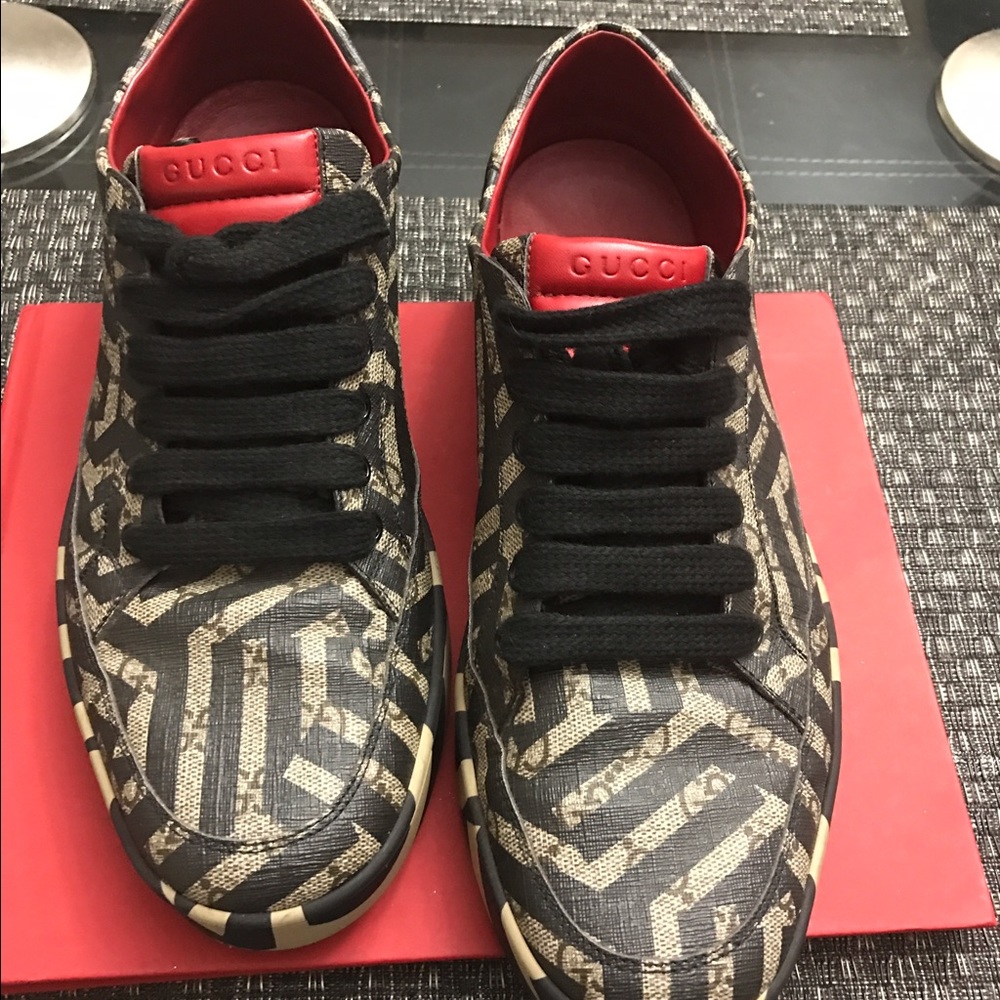 Gucci GG Caleido Low-Top Mens Sneaker Size 10.5