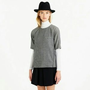 J. Crew Raglan Top in Houndstooth