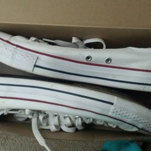 Men's All White Converse