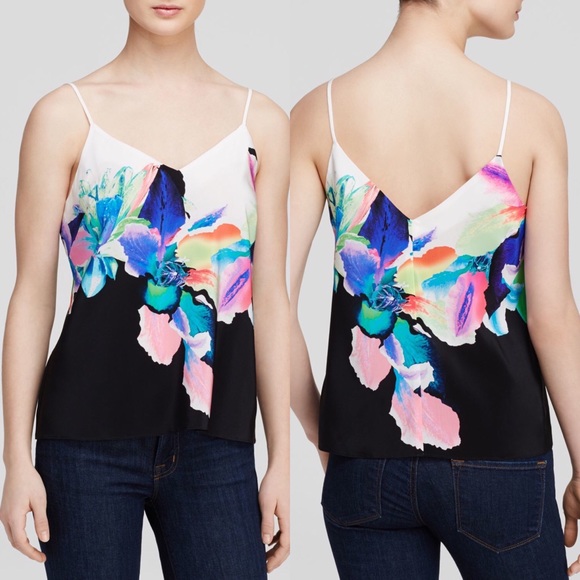 Amanda Uprichard Bali Flower Silk Blouse - Picture 3 of 5