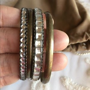 Bronze Fashion Bangle Set