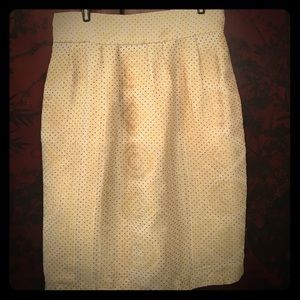 Original Yves Saint Laurent Silk Pencil Skirt