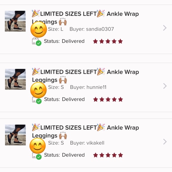 * LAST ONES * Elle Ankle Wrap Leggings - Picture 5 of 8