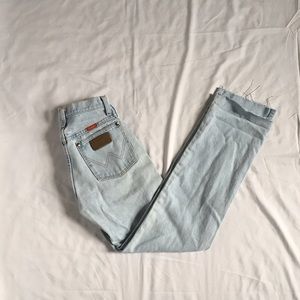 Vintage Light Wash Wrangler Jeans