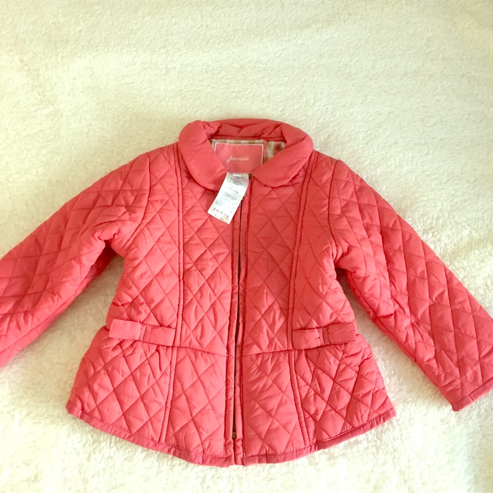 Jacadi quilted jacket for baby girl