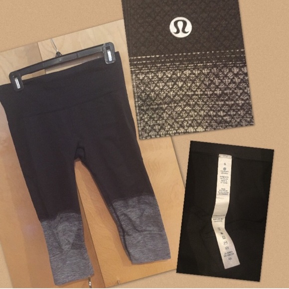 🎈SOLD🎈Lululemon Seamlessly Street Crop Ombre 6 - Picture 6 of 8