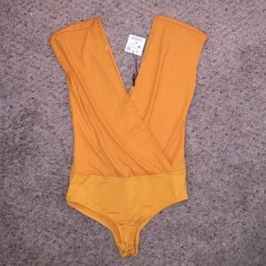 Brand New ZARA crossover bodysuit!