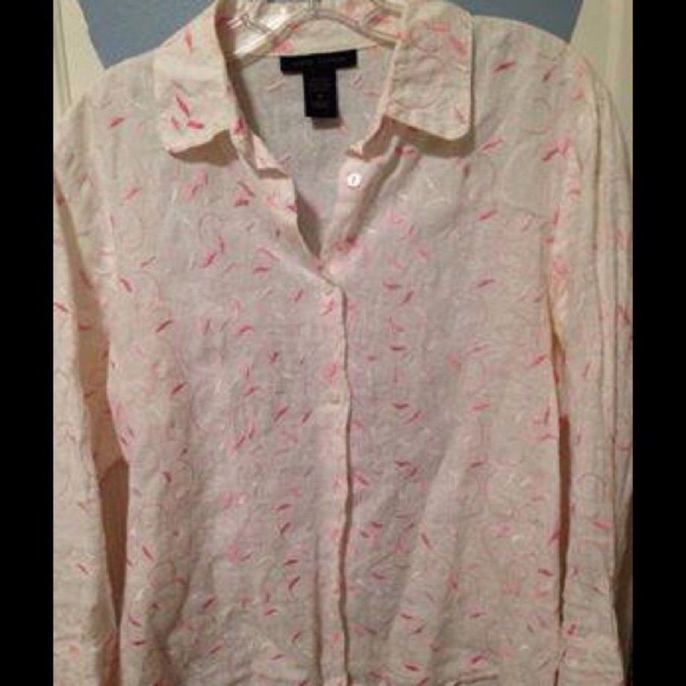 Anne Carson Linen sz Med