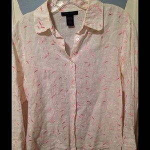 Anne Carson Linen sz Med