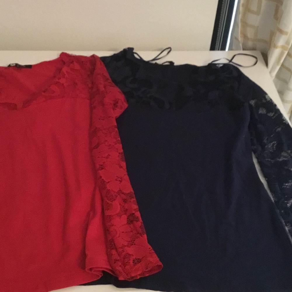 Final Price❗️Women's Fitted Black Floral Lace Top - Picture 4 of 4