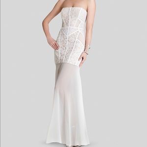 BCBGMAXAZRIA Vivienne white dress as 0 (brand new)