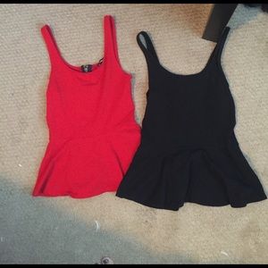 Express peplum tops