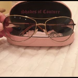 Juicy Couture Aviator Sunglasses 😎 Like-New!
