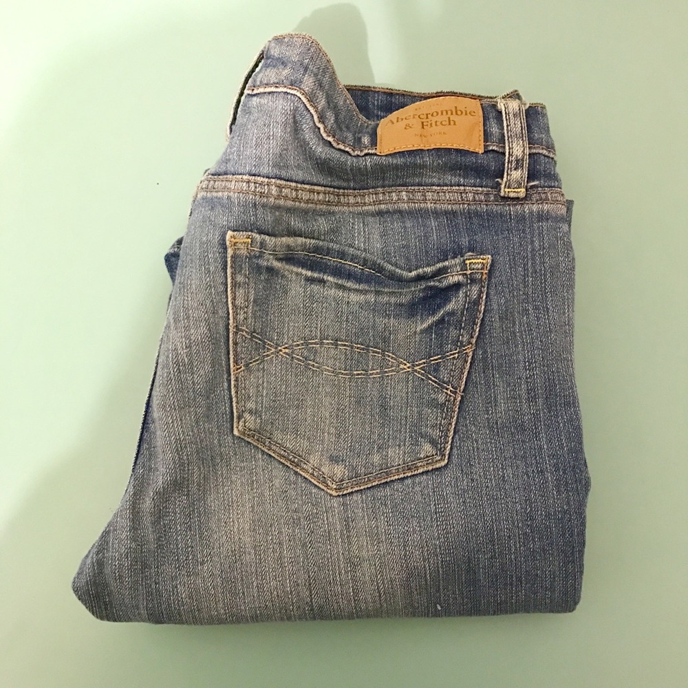 Light wash Abercrombie jeans